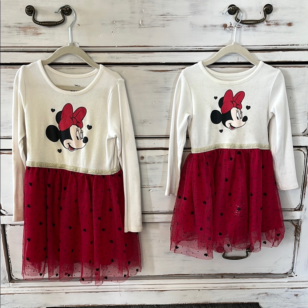 Matching Disney Minnie Mouse Dresses 4T & 6